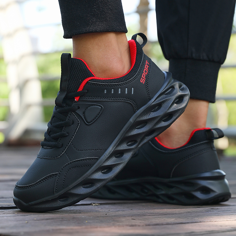 Men's All Black Casual Sports  - огляд і ціна Breathable Mesh Athletic Shoes